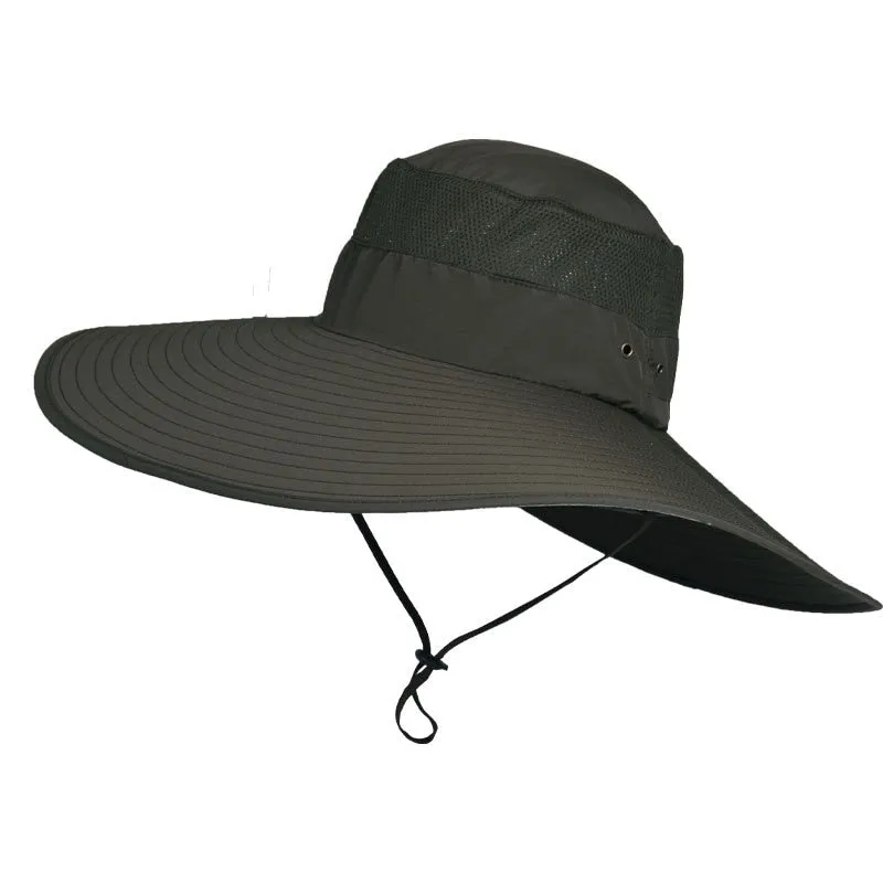 Wide Brim Bucket Hat