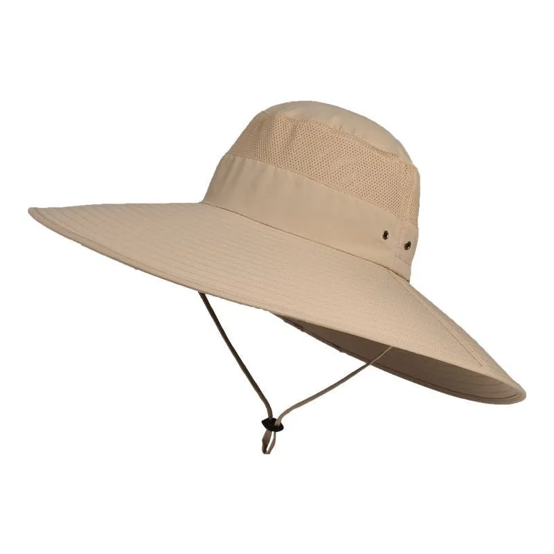 Wide Brim Bucket Hat