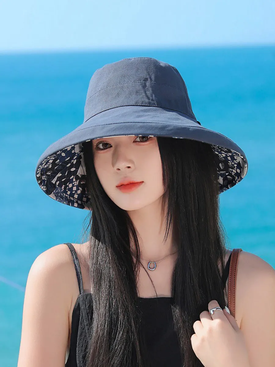 Women Casual Sunproof Dual-side Wearring Hat QW1037