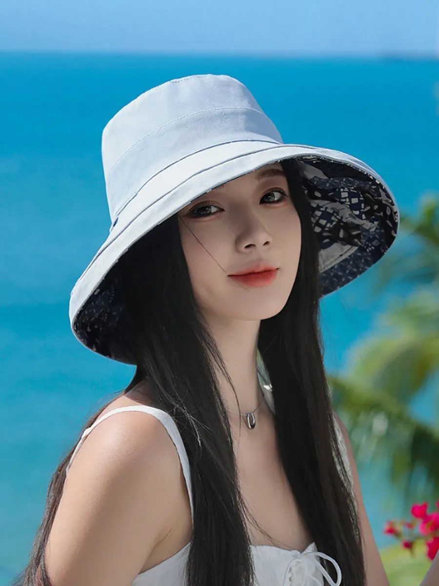 Women Casual Sunproof Dual-side Wearring Hat QW1037