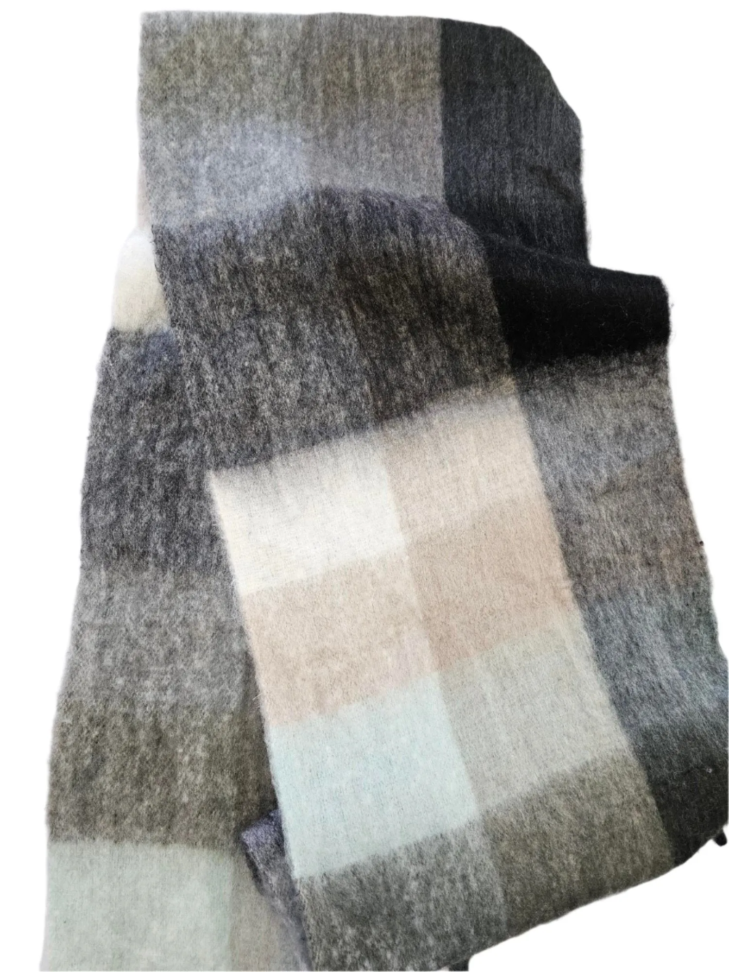 Women's Super Soft Warm Scarf  Multi Black/ Neutral