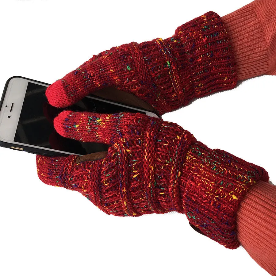 Wool Knitted  Winter Gloves